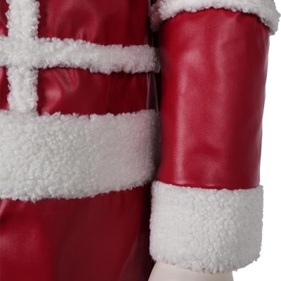 Red One (2024) Santa Claus Red Jacket Cosplay Costume Halloween Carnival Outfit