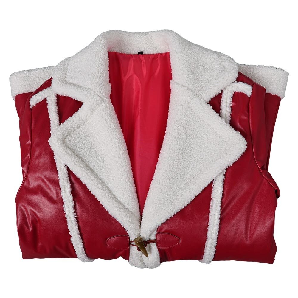 Red One (2024) Santa Claus Red Jacket Cosplay Costume Halloween Carnival Outfit