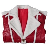 Red One (2024) Santa Claus Red Jacket Cosplay Costume Halloween Carnival Outfit
