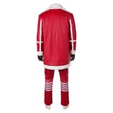Red One (2024) Nick Men Red Jacket Fullset Christmas Cosplay Costume Halloween Carnival Outfit