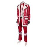 Red One (2024) Nick Men Red Jacket Fullset Christmas Cosplay Costume Halloween Carnival Outfit