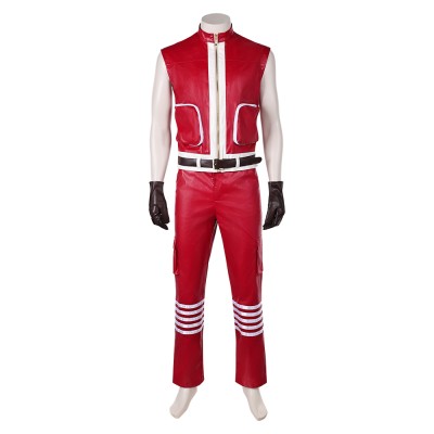 Red One (2024) Nick Men Red Jacket Fullset Christmas Cosplay Costume Halloween Carnival Outfit