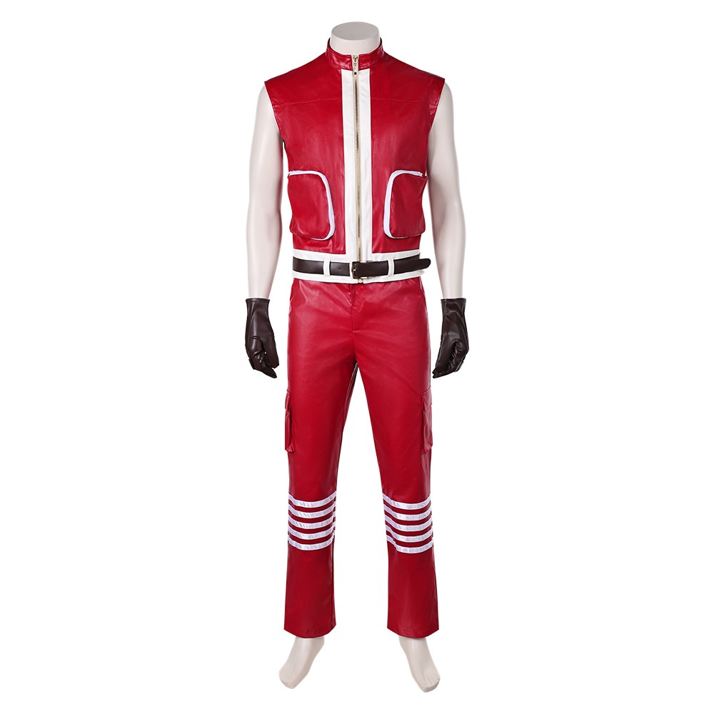 Red One (2024) Nick Men Red Jacket Fullset Christmas Cosplay Costume Halloween Carnival Outfit