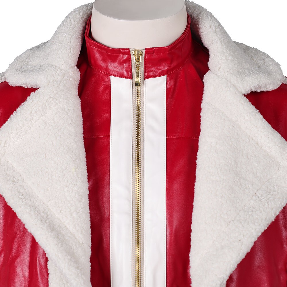 Red One (2024) Nick Men Red Jacket Fullset Christmas Cosplay Costume Halloween Carnival Outfit