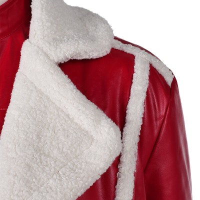 Red One (2024) Nick Men Red Jacket Fullset Christmas Cosplay Costume Halloween Carnival Outfit