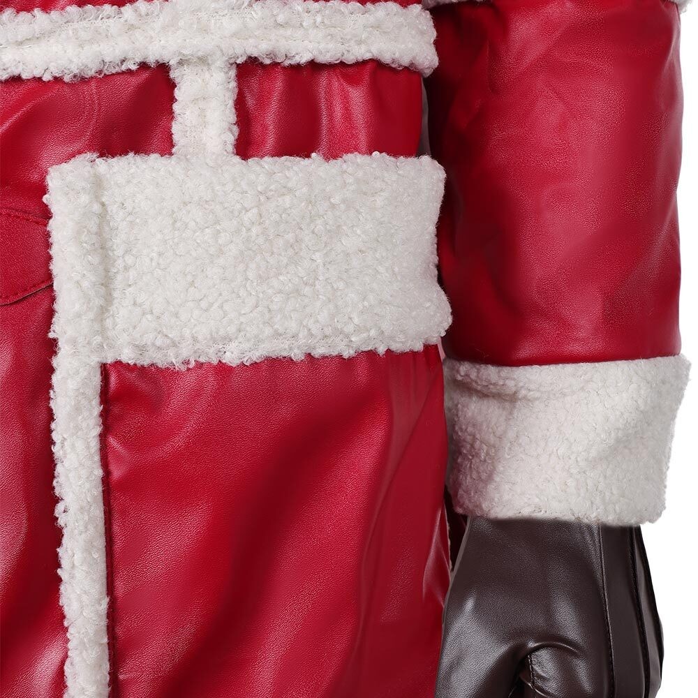 Red One (2024) Nick Men Red Jacket Fullset Christmas Cosplay Costume Halloween Carnival Outfit