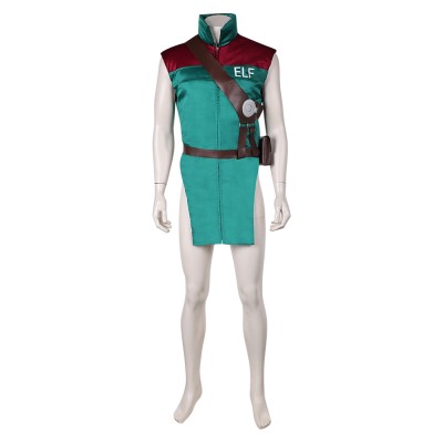 Red One (2024) Garcia Green Vest Christmas Cosplay Costume Halloween Carnival Outfit