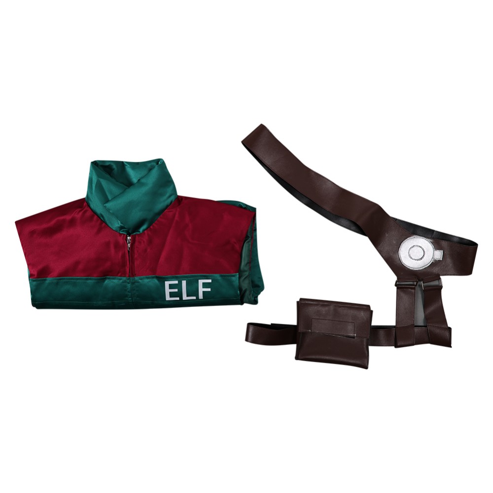 Red One (2024) Garcia Green Vest Christmas Cosplay Costume Halloween Carnival Outfit
