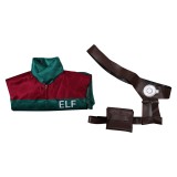 Red One (2024) Garcia Green Vest Christmas Cosplay Costume Halloween Carnival Outfit