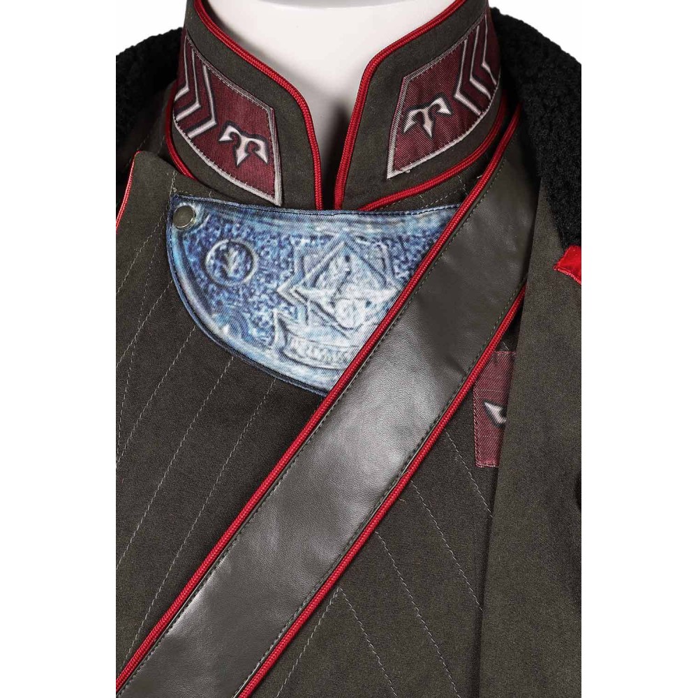 Costume de cosplay de l'amiral Atticus Noble Balisarius de Rebel Moon pour Halloween et carnaval