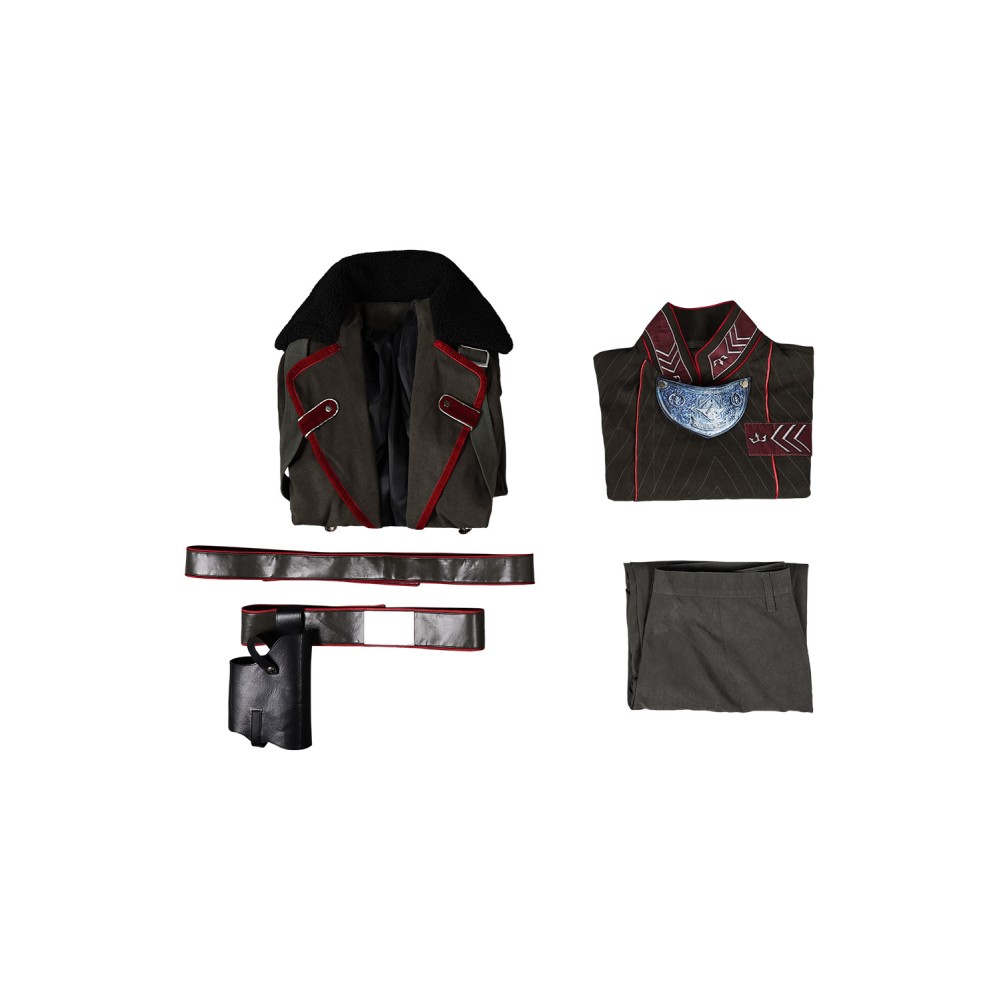 Costume de cosplay de l'amiral Atticus Noble Balisarius de Rebel Moon pour Halloween et carnaval