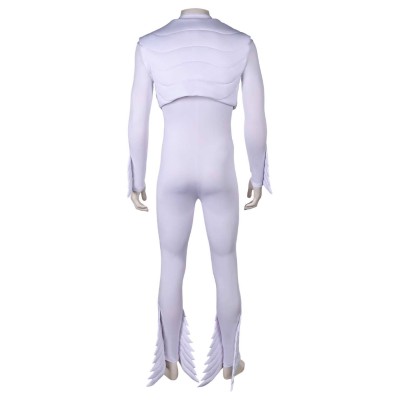 Queen Freddie Mercury White Rock and Roll Jumpsuit Suit Cosplay Costume Halloween Carnival Outfit