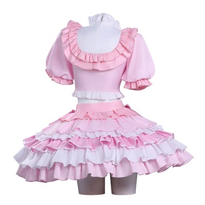 Puella Magi Madoka Magica Madoka Kaname Women Pink Dress Cosplay Costume Halloween Carnival Outfit