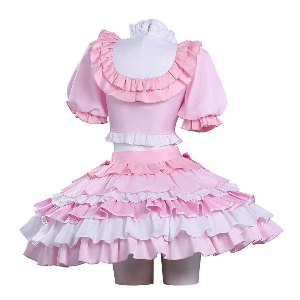 Puella Magi Madoka Magica Madoka Kaname Women Pink Dress Cosplay Costume Halloween Carnival Outfit