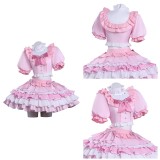 Puella Magi Madoka Magica Madoka Kaname Women Pink Dress Cosplay Costume Halloween Carnival Outfit