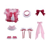 Puella Magi Madoka Magica Kyoko Sakura Women Pink Dress Cosplay Costume Halloween Carnival