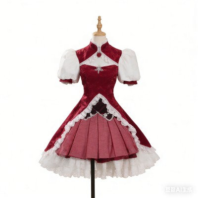 Costume de cosplay pour femmes Kyoko Sakura de Puella Magi Madoka Magica, tenue pour Halloween et carnaval
