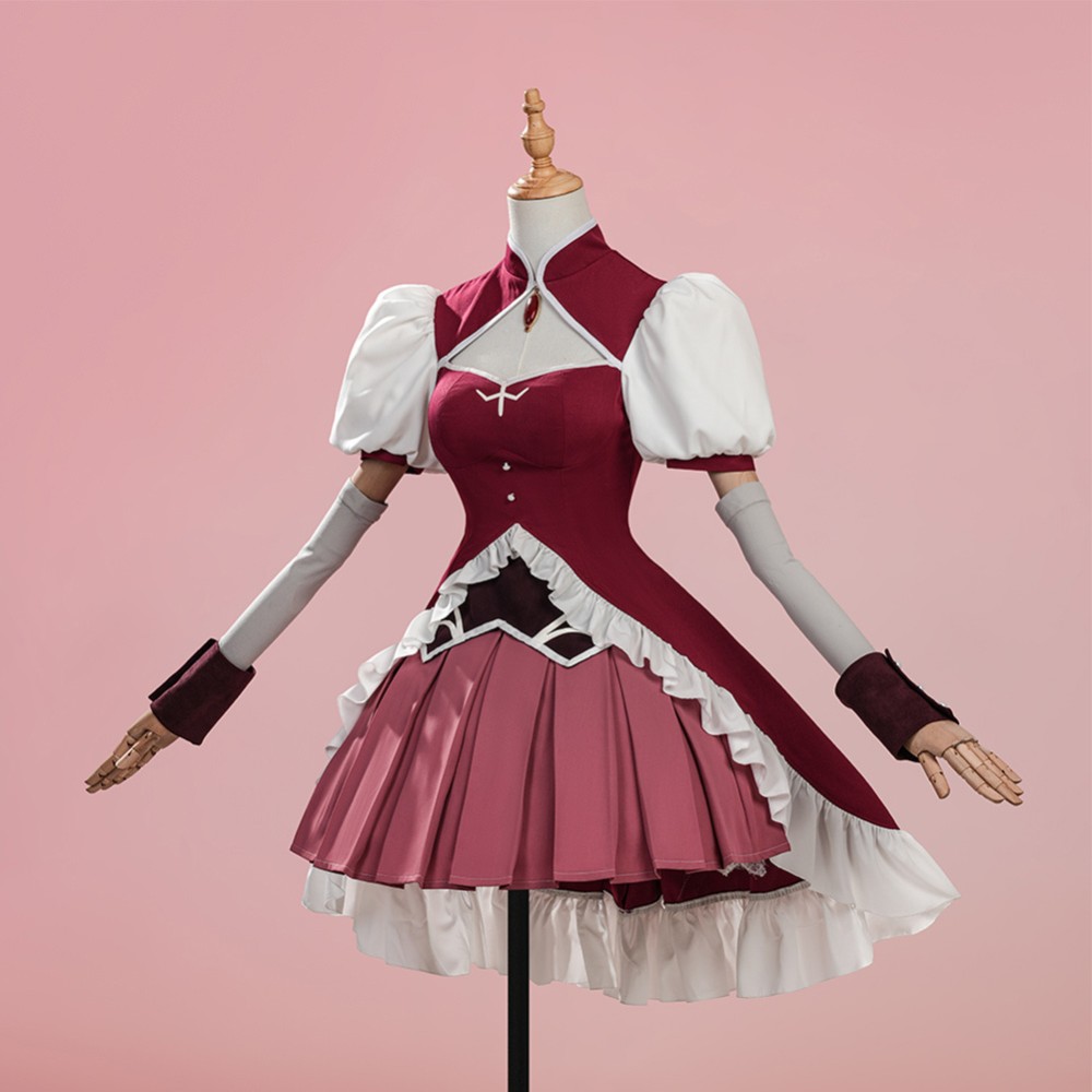 Costume de cosplay pour femmes Kyoko Sakura de Puella Magi Madoka Magica, tenue pour Halloween et carnaval