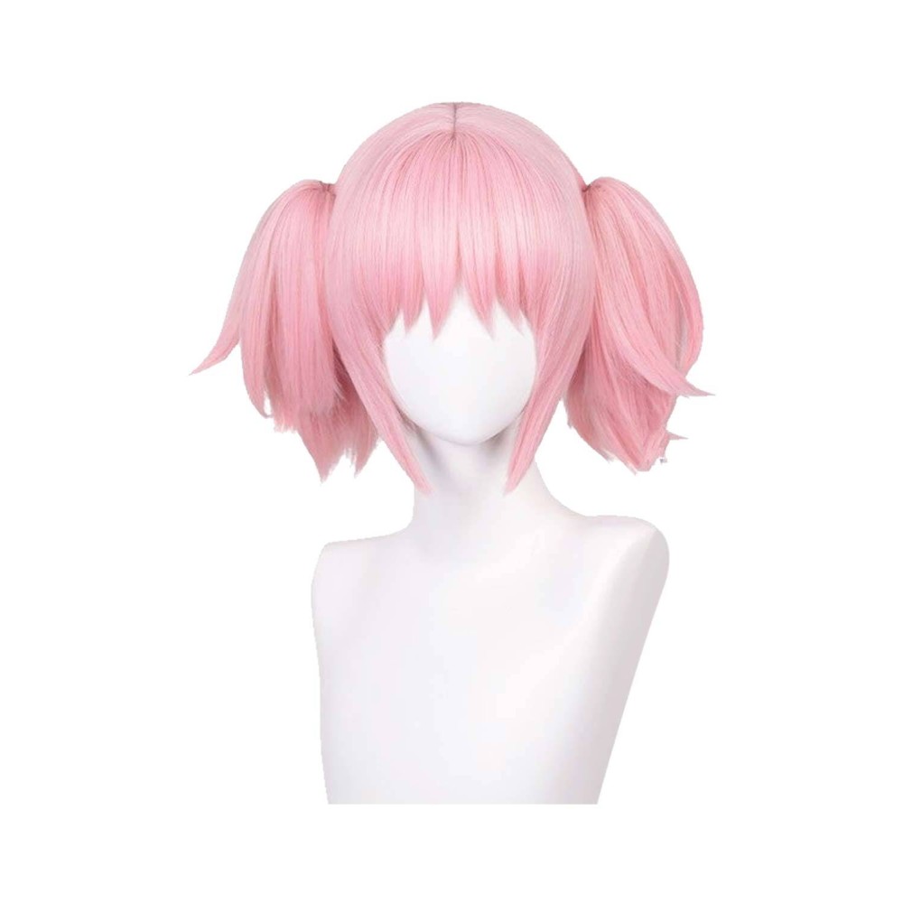 Puella Magi Madoka Magica Kaname Madoka Wig Heat Resistant Synthetic Hair Accessories Cosplay Costume Halloween Carnival