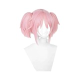 Puella Magi Madoka Magica Kaname Madoka Wig Heat Resistant Synthetic Hair Accessories Cosplay Costume Halloween Carnival