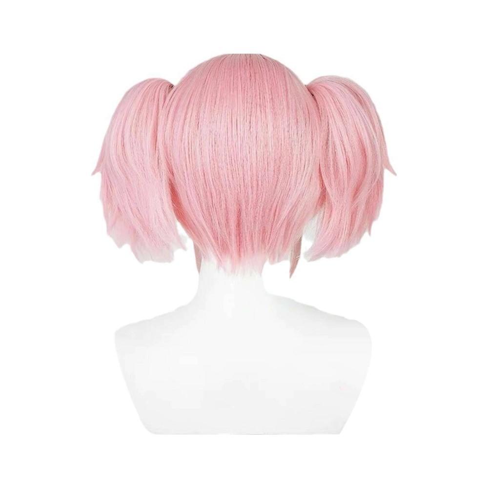 Puella Magi Madoka Magica Kaname Madoka Wig Heat Resistant Synthetic Hair Accessories Cosplay Costume Halloween Carnival