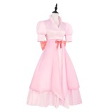 Robe rose pour femmes Pudding Costume de cosplay Tenue de carnaval d'Halloween
