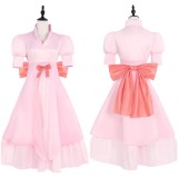 Robe rose pour femmes Pudding Costume de cosplay Tenue de carnaval d'Halloween