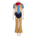 Princess Peach: Showtime! Princess Peach Cowgirl Full Set Suit Cosplay Costume Halloween Carnival Outfit