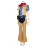 Princess Peach: Showtime! Princess Peach Cowgirl Full Set Suit Cosplay Costume Halloween Carnival Outfit
