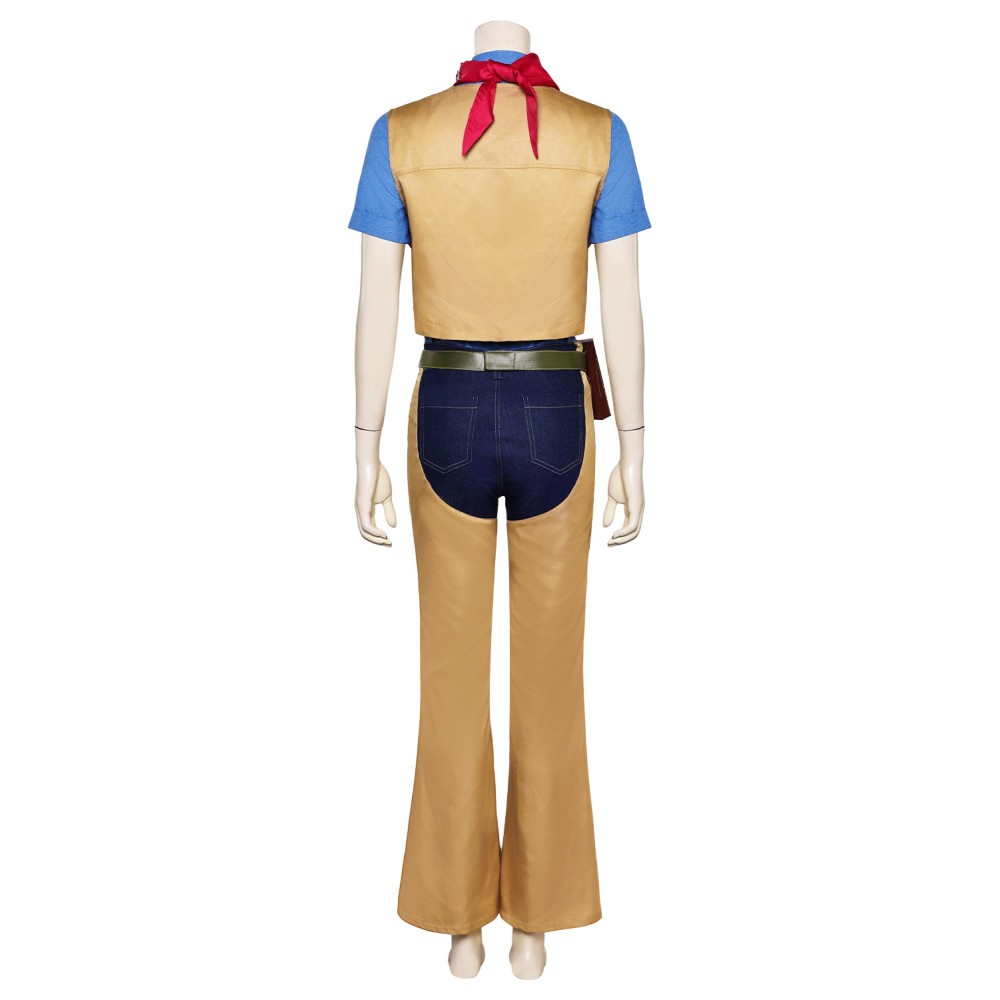 Princess Peach: Showtime! Princess Peach Cowgirl Full Set Suit Cosplay Costume Halloween Carnival Outfit