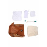 Princess Peach : Spectacle ! Costume de cosplay de la princesse Peach en costume de détective Brown pour Halloween et carnaval