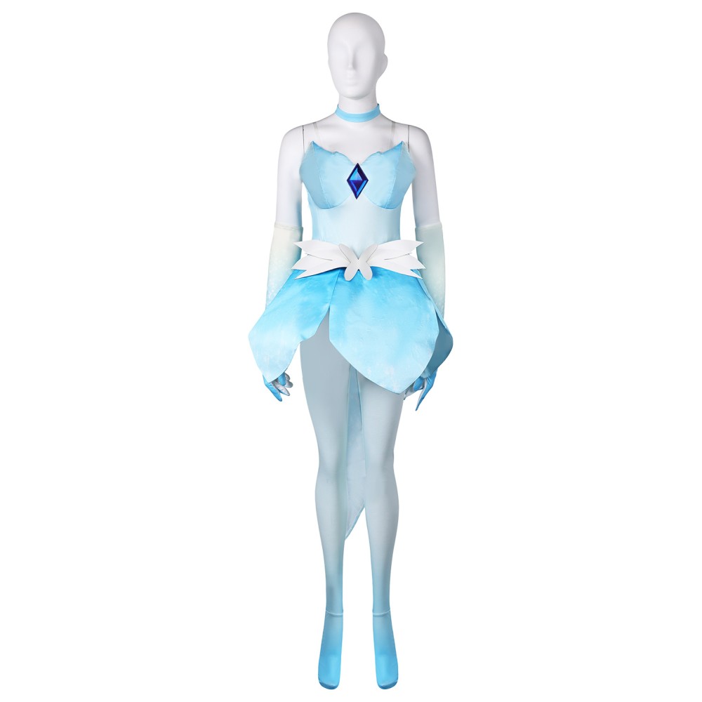 Princess Peach : Showtime ! Costume de cosplay de Skater Peach Dress Suit pour Halloween et carnaval