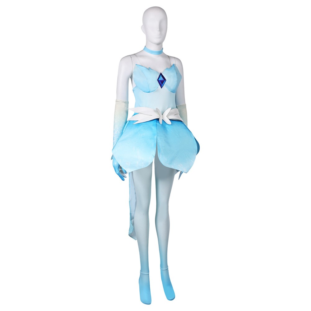 Princess Peach : Showtime ! Costume de cosplay de Skater Peach Dress Suit pour Halloween et carnaval