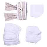 Robe blanche de cosplay pour femmes Princesse Leia Costume de Halloween Tenue de carnaval