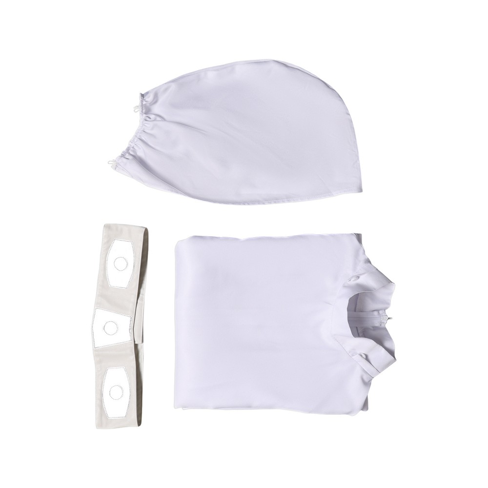 Robe Femme Princesse Leia avec Chapeau Ceinture Ensemble Costume Cosplay Halloween Carnaval Tenue