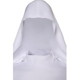 Robe Femme Princesse Leia avec Chapeau Ceinture Ensemble Costume Cosplay Halloween Carnaval Tenue