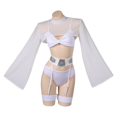 Princess Leia Woman Sexy Lingerie Set Party Cosplay Costume Halloween Carnival