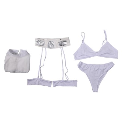 Ensemble de lingerie sexy pour femme Princess Leia, costume de fête cosplay, carnaval d'Halloween