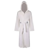Robe de bain en flanelle unisexe Princess Leia Costume de cosplay Tenue de carnaval d'Halloween