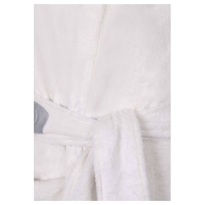 Robe de bain en flanelle unisexe Princess Leia Costume de cosplay Tenue de carnaval d'Halloween