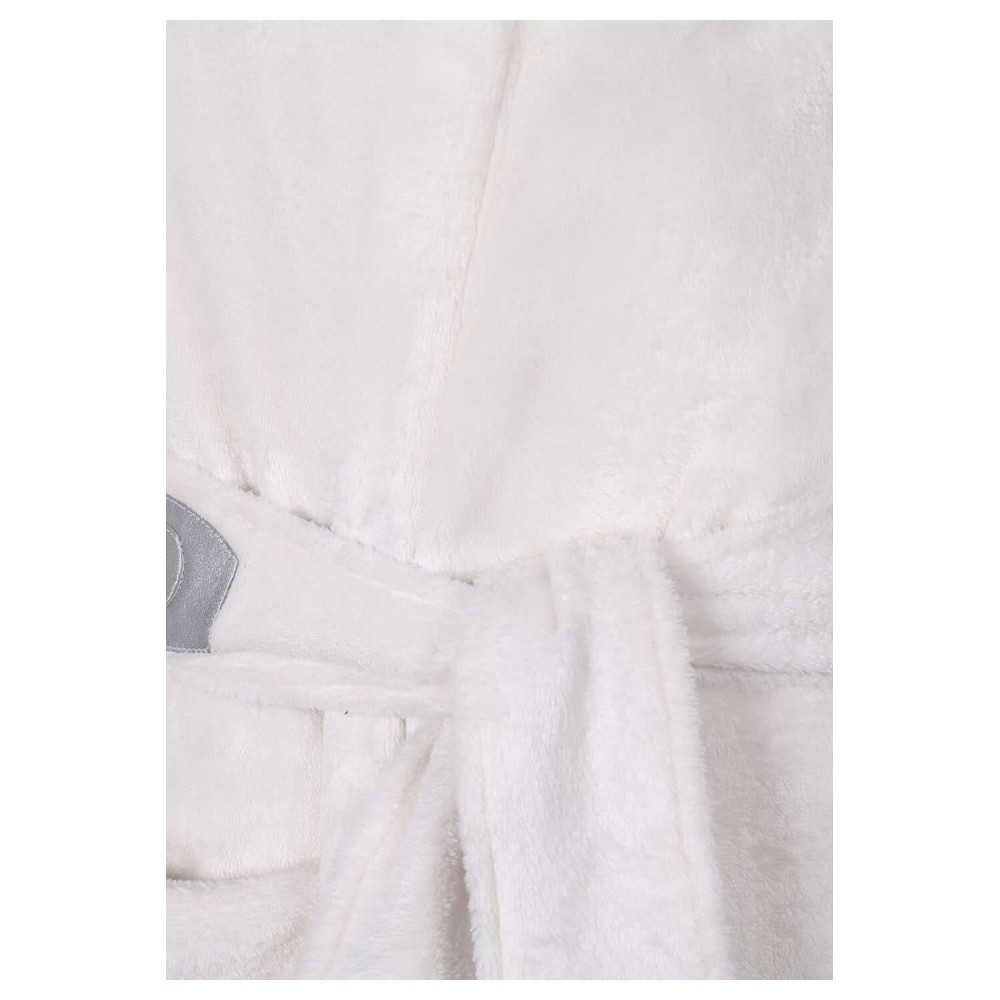 Robe de bain en flanelle unisexe Princess Leia Costume de cosplay Tenue de carnaval d'Halloween