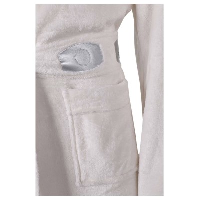 Robe de bain en flanelle unisexe Princess Leia Costume de cosplay Tenue de carnaval d'Halloween