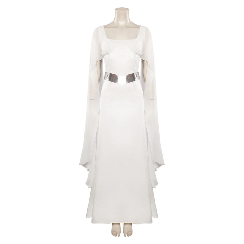 Un nouvel espoir Costume de cosplay de la princesse Leia Organa Solo Tenue de Halloween Carnaval