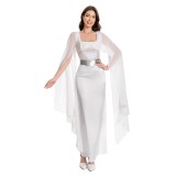 Un nouvel espoir Costume de cosplay de la princesse Leia Organa Solo Tenue de Halloween Carnaval