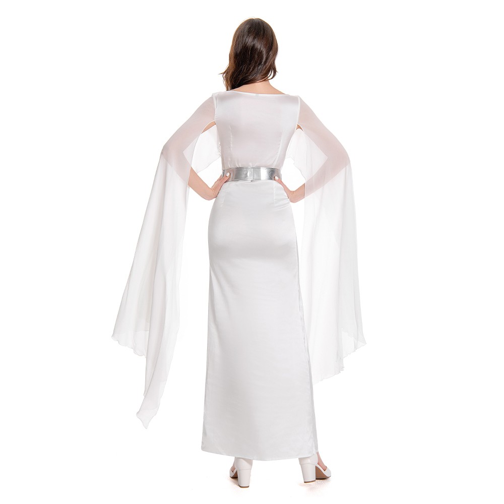 Un nouvel espoir Costume de cosplay de la princesse Leia Organa Solo Tenue de Halloween Carnaval