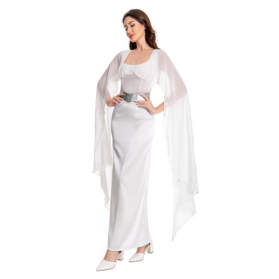 Un nouvel espoir Costume de cosplay de la princesse Leia Organa Solo Tenue de Halloween Carnaval