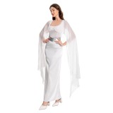 Un nouvel espoir Costume de cosplay de la princesse Leia Organa Solo Tenue de Halloween Carnaval