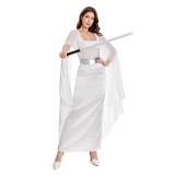 Un nouvel espoir Costume de cosplay de la princesse Leia Organa Solo Tenue de Halloween Carnaval