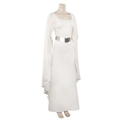 Un nouvel espoir Costume de cosplay de la princesse Leia Organa Solo Tenue de Halloween Carnaval