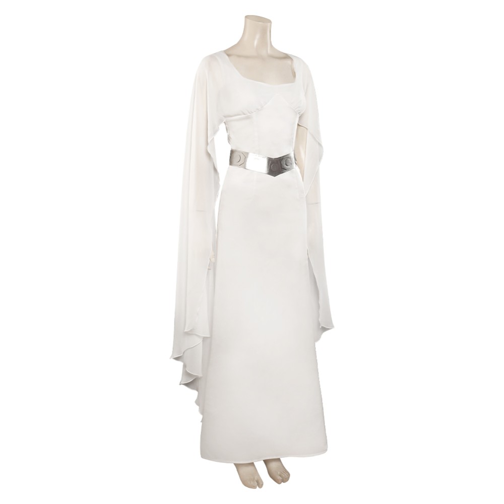 Un nouvel espoir Costume de cosplay de la princesse Leia Organa Solo Tenue de Halloween Carnaval
